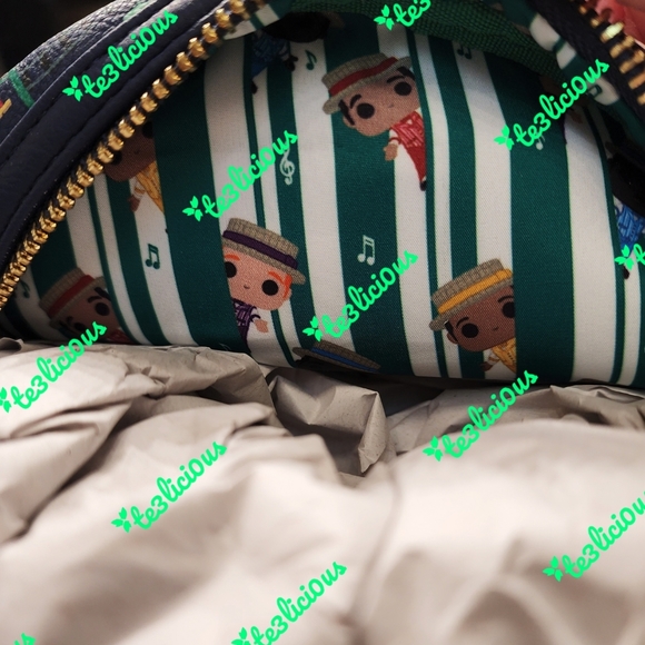 DISNEY PARKS DAPPER DANS LOUNGEFLY BACKPACK - Picture 6 of 8